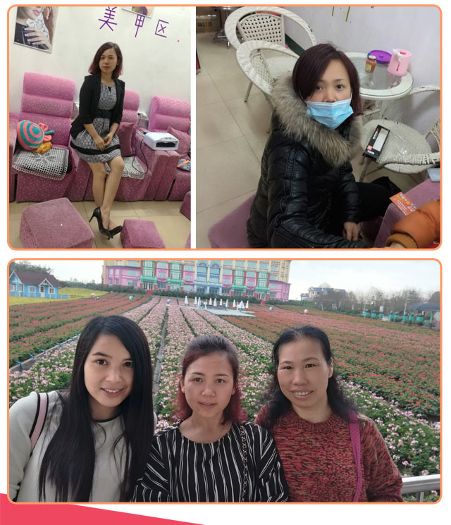 F132学员杨银花伊丽莎白美容美体班毕业